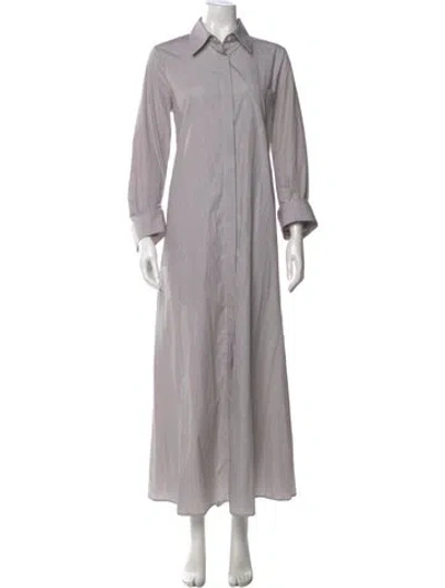 Pre-owned Twp Long Dress In Gray