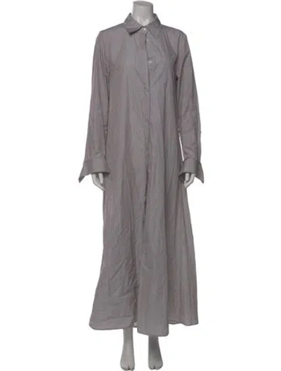 Pre-owned Twp Long Dress In Gray