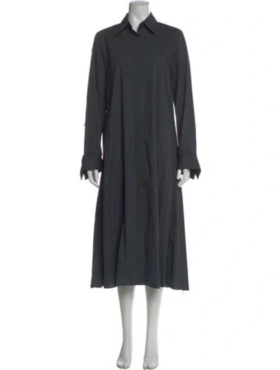 Pre-owned Twp Long Dress In Gray
