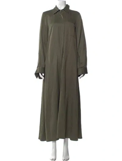 Pre-owned Twp Long Dress In Green
