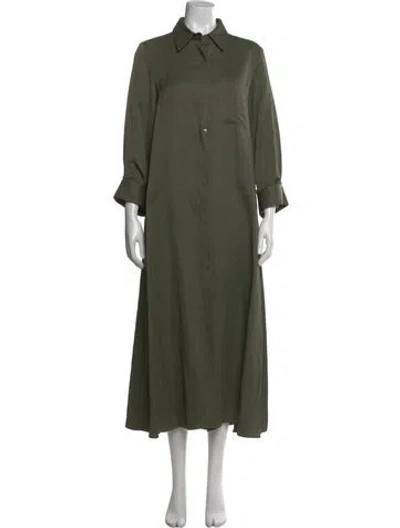 Pre-owned Twp Long Dress In Green