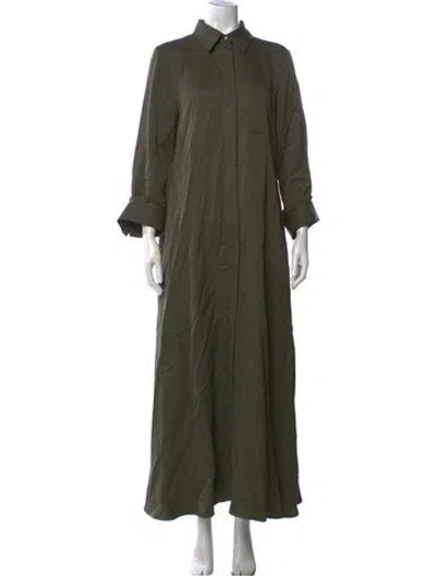 Pre-owned Twp Long Dress In Green