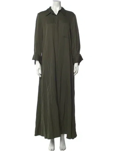Pre-owned Twp Long Dress In Green