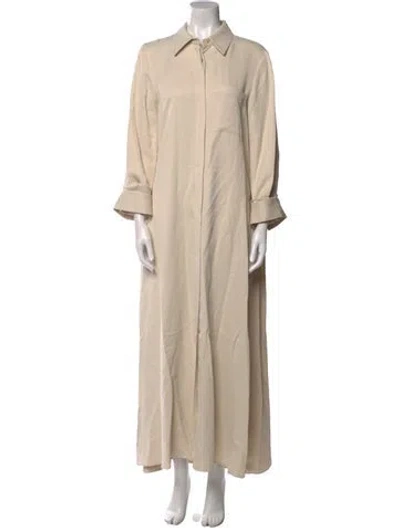Pre-owned Twp Long Dress In Neutral