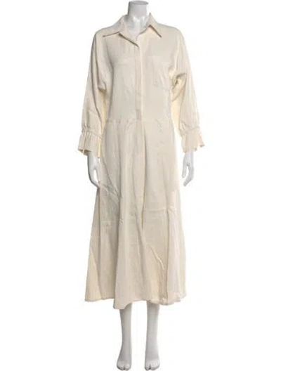Pre-owned Twp Long Dress In Neutral