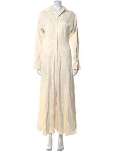 Pre-owned Twp Long Dress In Neutrals