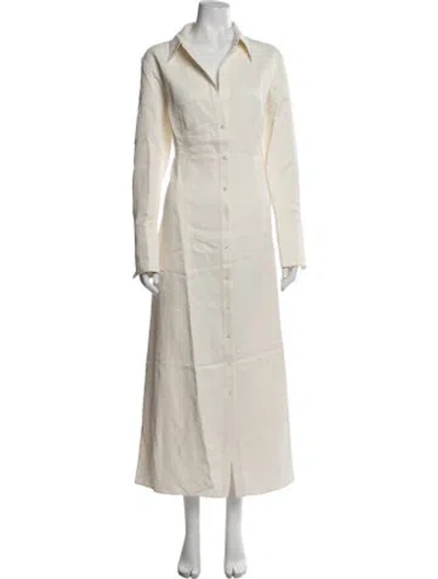 Pre-owned Twp Long Dress In Neutrals