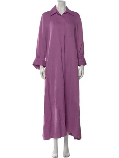 Pre-owned Twp Long Dress In Purple