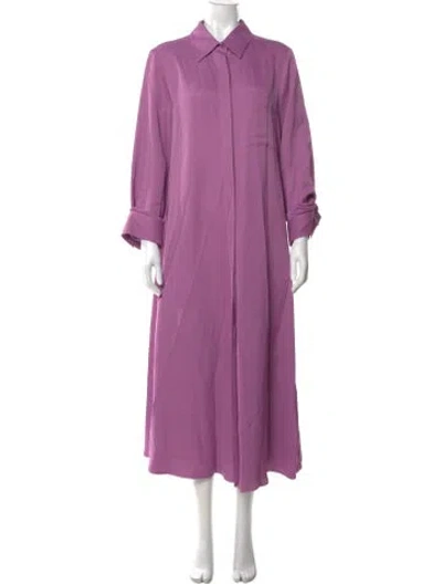 Pre-owned Twp Long Dress In Purple