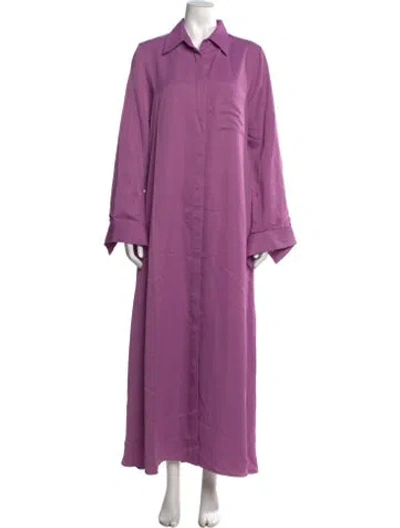 Pre-owned Twp Long Dress In Purple