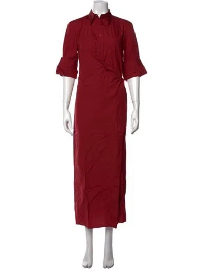 Pre-owned Twp Long Dress In Red