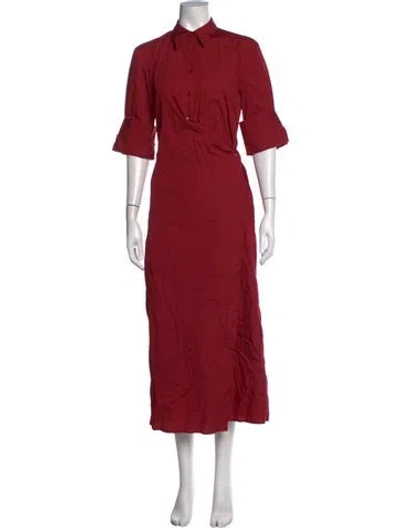 Pre-owned Twp Long Dress In Red