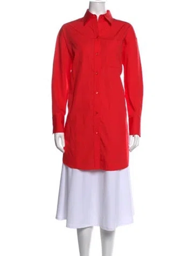 Pre-owned Twp Long Dress W/ Tags In Orange/red