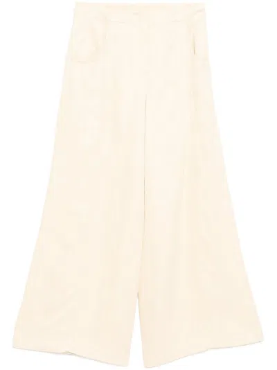 Twp Long Length Palazzo Pants In 黄色