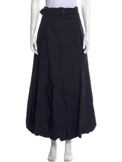 Pre-owned Twp Long Skirt In Black