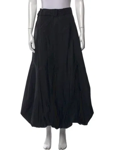 Pre-owned Twp Long Skirt In Black