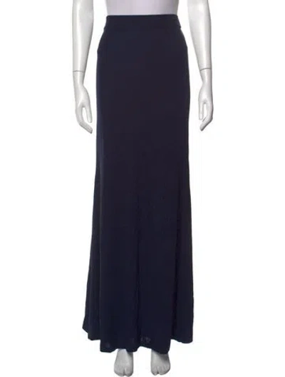 Pre-owned Twp Long Skirt In Black
