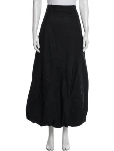 Pre-owned Twp Long Skirt In Black/blue