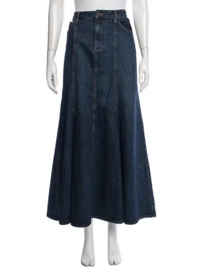 Pre-owned Twp Long Skirt In Blue