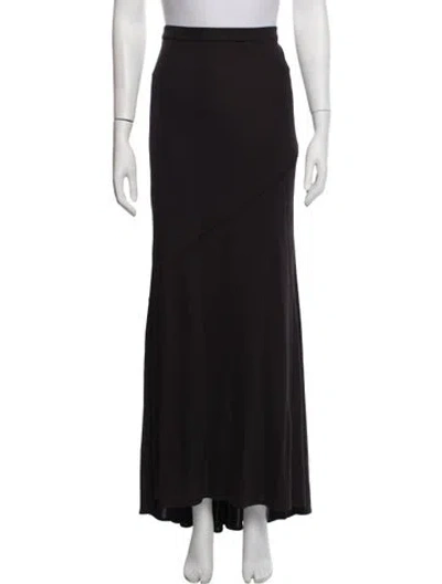 Pre-owned Twp Long Skirt In Brown