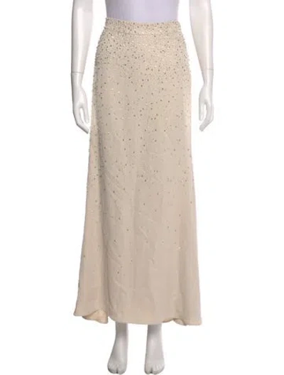 Pre-owned Twp Long Skirt In Neutral
