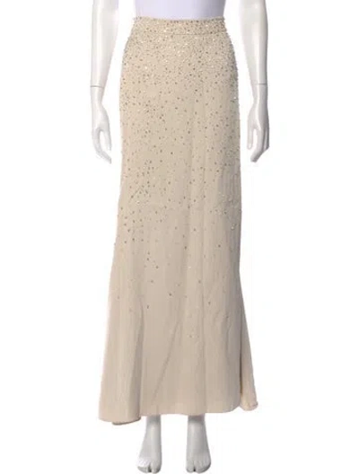 Pre-owned Twp Long Skirt In Neutral