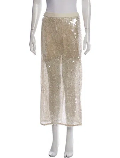 Pre-owned Twp Long Skirt In Neutrals