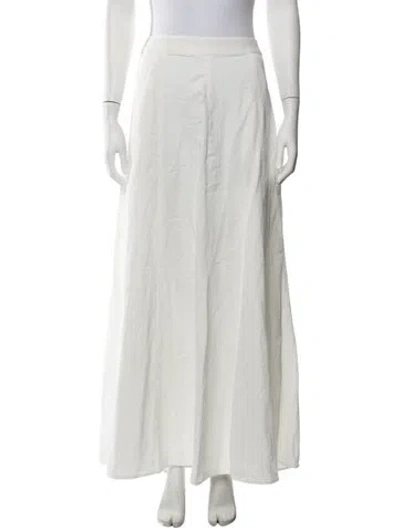 Pre-owned Twp Long Skirt In White