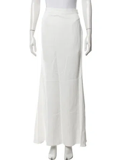 Pre-owned Twp Long Skirt In White