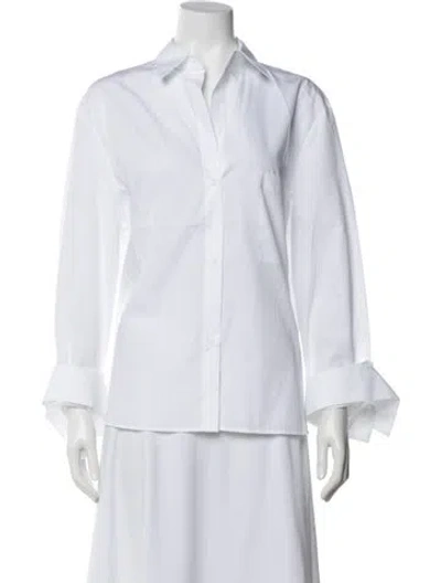 Pre-owned Twp Long Sleeve Button-up Top W/ Tags In Multi