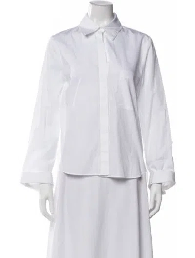 Pre-owned Twp Long Sleeve Top In White