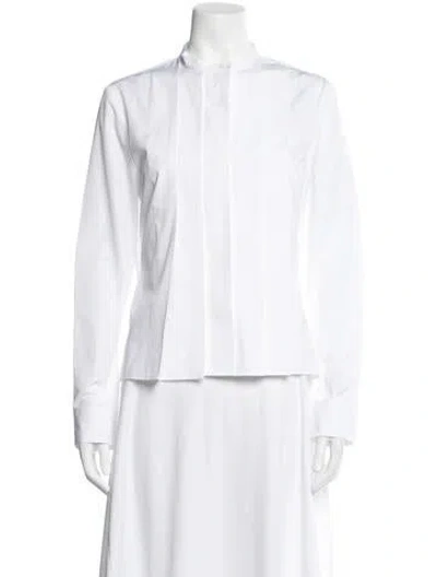Pre-owned Twp Long Sleeve Top In White