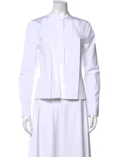 Pre-owned Twp Long Sleeve Top In White