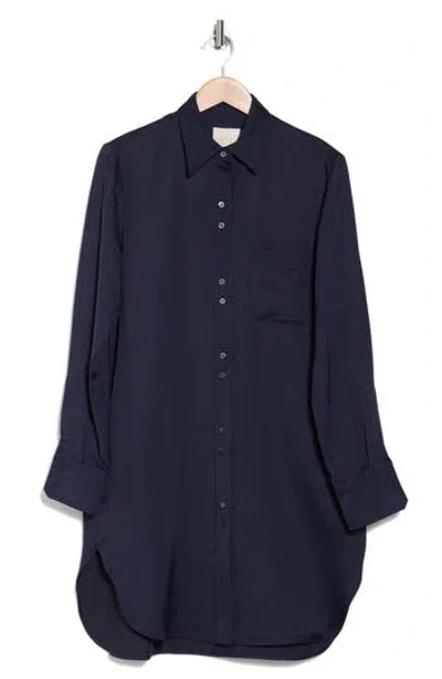 Twp Ma House Shirtdress In Midnight