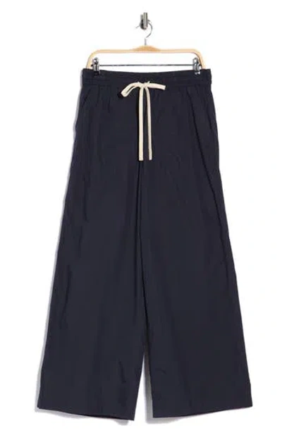 Twp Main St Drawstring Wide Leg Pants In Midnight
