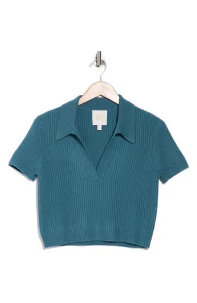 Twp Margaux Johnny Collar Cashmere Top In Junebug