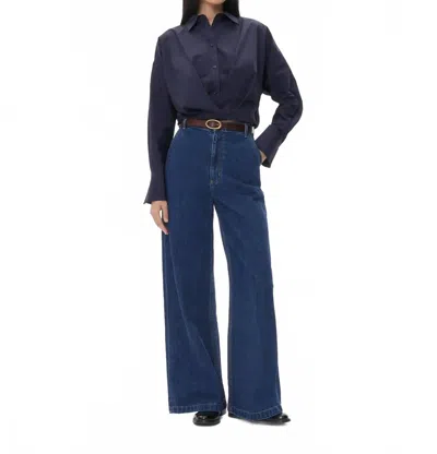 Twp Mcdougal St Pants In Dark Stone In Animal Print