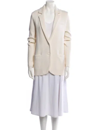 Pre-owned Twp Merino Wool Blazer In Neutral