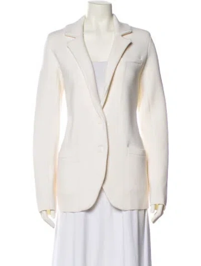 Pre-owned Twp Merino Wool Blazer In Neutral