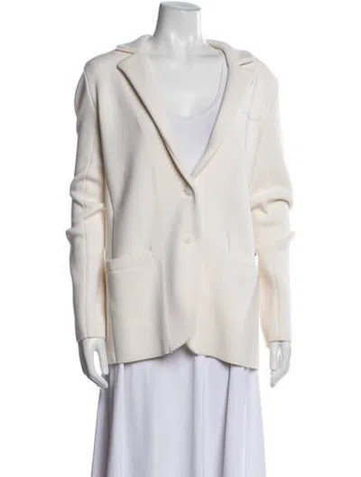 Pre-owned Twp Merino Wool Blazer In Neutrals
