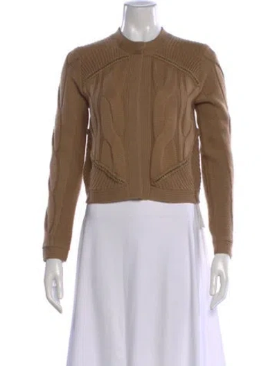 Pre-owned Twp Merino Wool Crew Neck Sweater W/ Tags In Brown