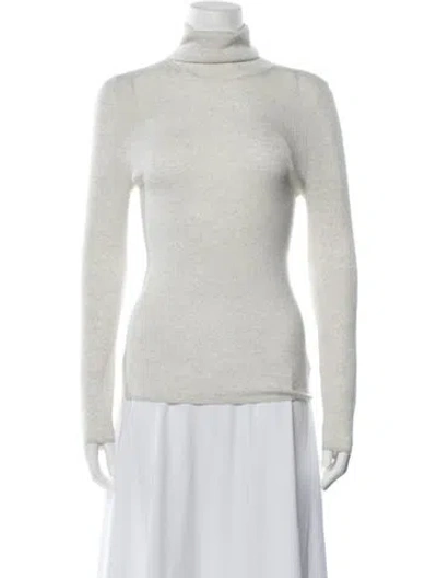 Pre-owned Twp Merino Wool Turtleneck Sweater W/ Tags In Neutrals