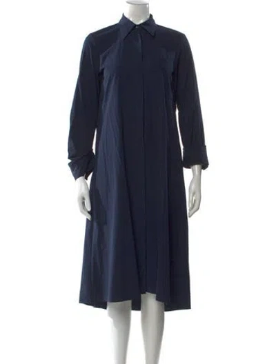 Pre-owned Twp Midi Length Dress In Blue