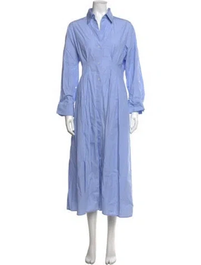 Pre-owned Twp Midi Length Dress In Blue