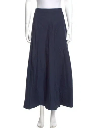 Pre-owned Twp Midi Length Skirt In Blue