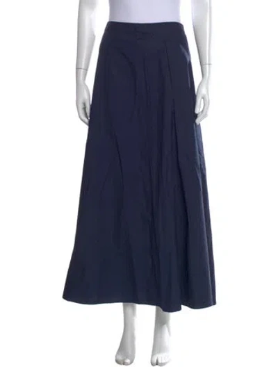 Pre-owned Twp Midi Length Skirt In Blue