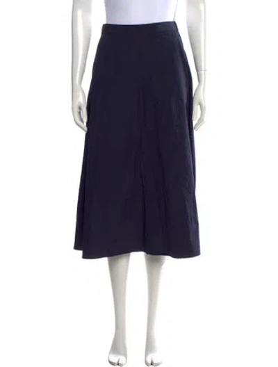 Pre-owned Twp Midi Length Skirt In Blue