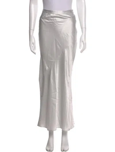 Pre-owned Twp Midi Length Skirt In Gray