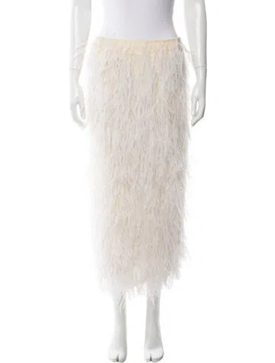 Pre-owned Twp Midi Length Skirt In Neutral