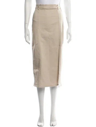 Pre-owned Twp Midi Length Skirt In Neutrals